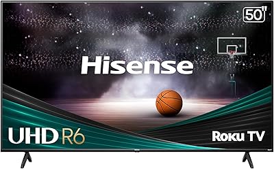 Hisense 50-Inch Class R6 Series 4K UHD Smart Roku TV