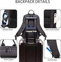 Lixiin Business Backpack for Men 17.3 Inch Laptop — image 5