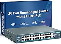 YuanLey 26-Port PoE Switch — image 1