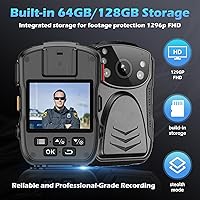 PatrolMaster PMD5 Body Camera 1296P UHD with Audio and Night Vision (64GB) — image 6