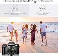 Saneen WD05 4K Digital Camera 64MP — image 2