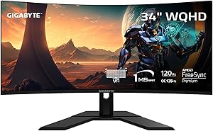 GIGABYTE GS34WQC 34″ Curved Gaming Monitor Review