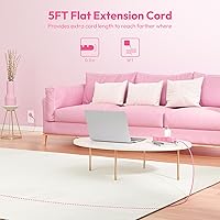 NTONPOWER FPP-9A2U1C-US Pink Power Strip — image 3