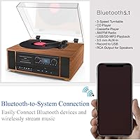 Boytone BT-98SM Bluetooth Turntable — image 5