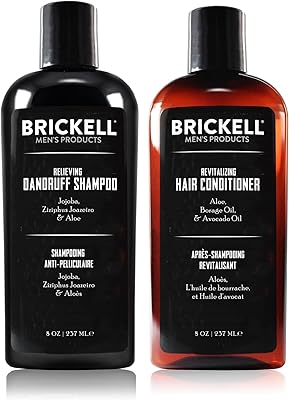 Brickell Men’s Daily Relieving Hair Care Routine Set