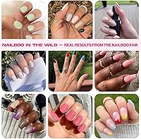 Nailboo Dip Powder Nail Kit Bundle – Base Coat, Activator, Top Coat & Build Powder, Clear 1oz 4 Piece Set — image 4
