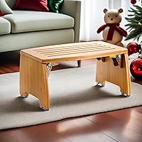 Lyellfe Bamboo Folding Step Stool — image 6