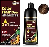 Lymznus Instant Coffee Hair Dye Shampoo 3 In 1, Coffee Brown 500mL — image 1