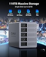 ORICO 9858RU3 5-Bay RAID HDD Enclosure 110TB — image 3