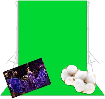 Prism 100% Cotton Extra Thick Green Screen Backdrop 9x18 ft