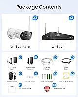 ZOSI 2K WiFi 6 Security Camera System 4-Camera Set with 1TB NVR — image 9