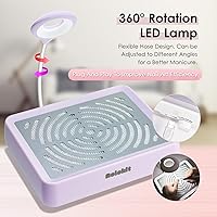 Rolokit Nail Dust Collector with Lamp & 50 Disposable Filters — image 2