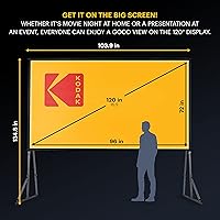 KODAK 120″ Projector Screen with Stand — image 3