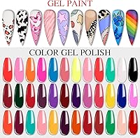 SAVILAND 36 Colors Gel Paint Kit — image 3