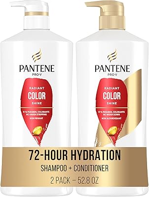 Pantene Radiant Color Shine Shampoo, Conditioner & Treatment Set