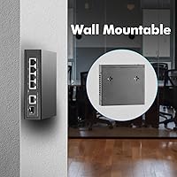 YuLinca 6-Port Gigabit PoE Switch with 4 PoE+ Ports — image 7