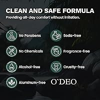 O'DEO Aluminum Free Deodorant for Men – 4 fl oz Unscented Spray — image 4