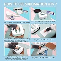 HTVRONT Sublimation HTV 50FT Matte — image 4