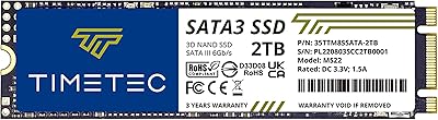Timetec 2TB SSD 3D NAND QLC SATA III M.2 2280
