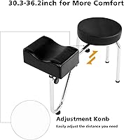 Ejoyous Pedicure Stool with Footrest — image 2