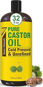 Seven Minerals Pure Cold Pressed Castor Oil 32oz Review