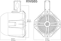 Rockville RWB70B Marine Wakeboard Tower Speaker 6.5″ — image 3