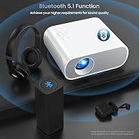 HOMPOW C10 Native 1080P Bluetooth Projector — image 5