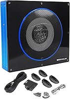 Rockville RW8CA 600W Low Profile Under-Seat Active Car Subwoofer — image 1