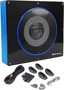 Rockville RW8CA 600W Low Profile Under-Seat Active Car Subwoofer Review