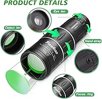 Pankoo 16X52 Monocular Telescope — image 2