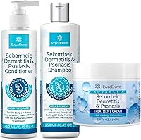 Roycederm Seborrheic Dermatitis & Psoriasis Cream, Shampoo and Conditioner Set — image 1