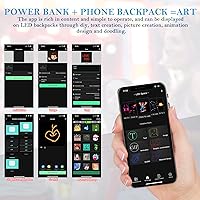 Arimepi LED Backpack with LED Display — image 4