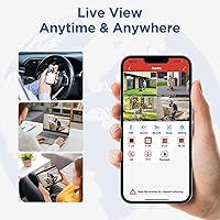 SmartSF Wireless Security Camera System 10CH 5MP NVR with 4 3MP Cameras, 1TB HDD — image 5