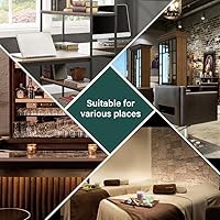 BFTOU Black Minimalist Swivel Stool with Wheels — image 6