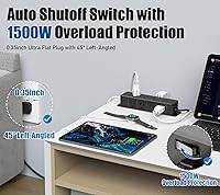 ANNQUAN 45W USB-C Fast Charging Under Desk Power Strip — image 5