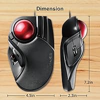 ELECOM M-HT1URBK Trackball Mouse — image 8