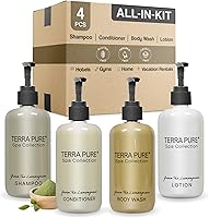 Terra Pure Spa Collection Amenities Set 10.14oz Pump Bottles — image 1