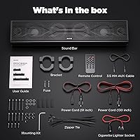 Ehaho MT4200 UTV Sound Bar 25-Inch Bluetooth with RGB Lighting — image 8