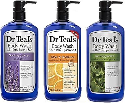 Dr Teal's Body Wash Variety Gift Set (3 x 24oz)