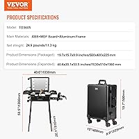 VEVOR Makeup Train Case Professional Makeup Storage Organizer Box — image 7