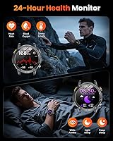 Karchilor Military Smart Watch 1.7″ with 1000mAh Battery — image 5