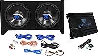Rockville RV10.2B Dual 10-inch Subwoofer Enclosure with Amplifier — image 1
