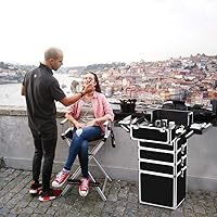 OUDMAY Makeup Train Case 4 in 1 Rolling Organizer — image 7