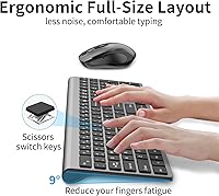 ACOZYKITTEN KM468 Wireless Keyboard and Mouse Set — image 5