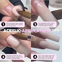 MakarttPro Kolinsky Crimped Acrylic Nail Brush #14 — image 7