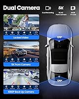 Moeckearla 9″ Wireless CarPlay Screen with 5K Dash Cam — image 3