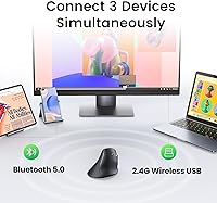 UGREEN Vertical Wireless Ergonomic Mouse — image 3