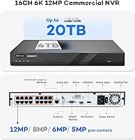 ONWOTE 16-Channel 4K NVR Security Camera System with 8MP Cameras, 4TB HDD — image 3