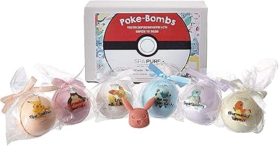 Spa Pure Bath Bomb Toys Inside Bath Bombs, 5oz (6 Count)