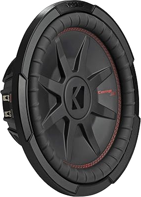 Kicker 48CWRT124 CompRT 12″ Subwoofer, DVC, 4-ohm